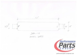 JASMA, Universal N1 Muffler Designs - Model 30895